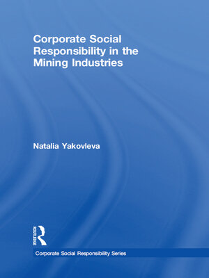 cover image of Corporate Social Responsibility in the Mining Industries